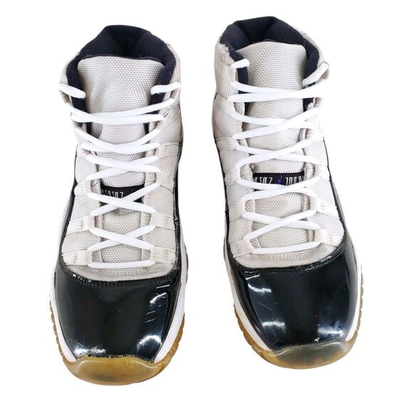 Nike Jordan 45 Retro Concord Sneakers GS Youth 7Y Ws 8 Hi-Top Blk Wht 378038-100 - Picture 6 of 15